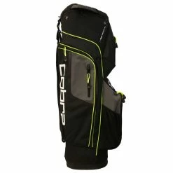 Cobra Lightweight XL Mens Cart Bag - Black/Yellow -Golf Clubs Sales Store 0018574 cobra lightweight xl mens cart bag blackyellow