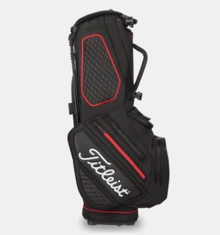 Titleist Premium StaDry Waterproof Stand Bag - Black/Red 7 Titleist Premium StaDry Waterproof Stand Bag - Black/Red - Image 5