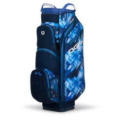 Ogio Golf All Elements Silencer Cart Bag - Blue Hash 2023