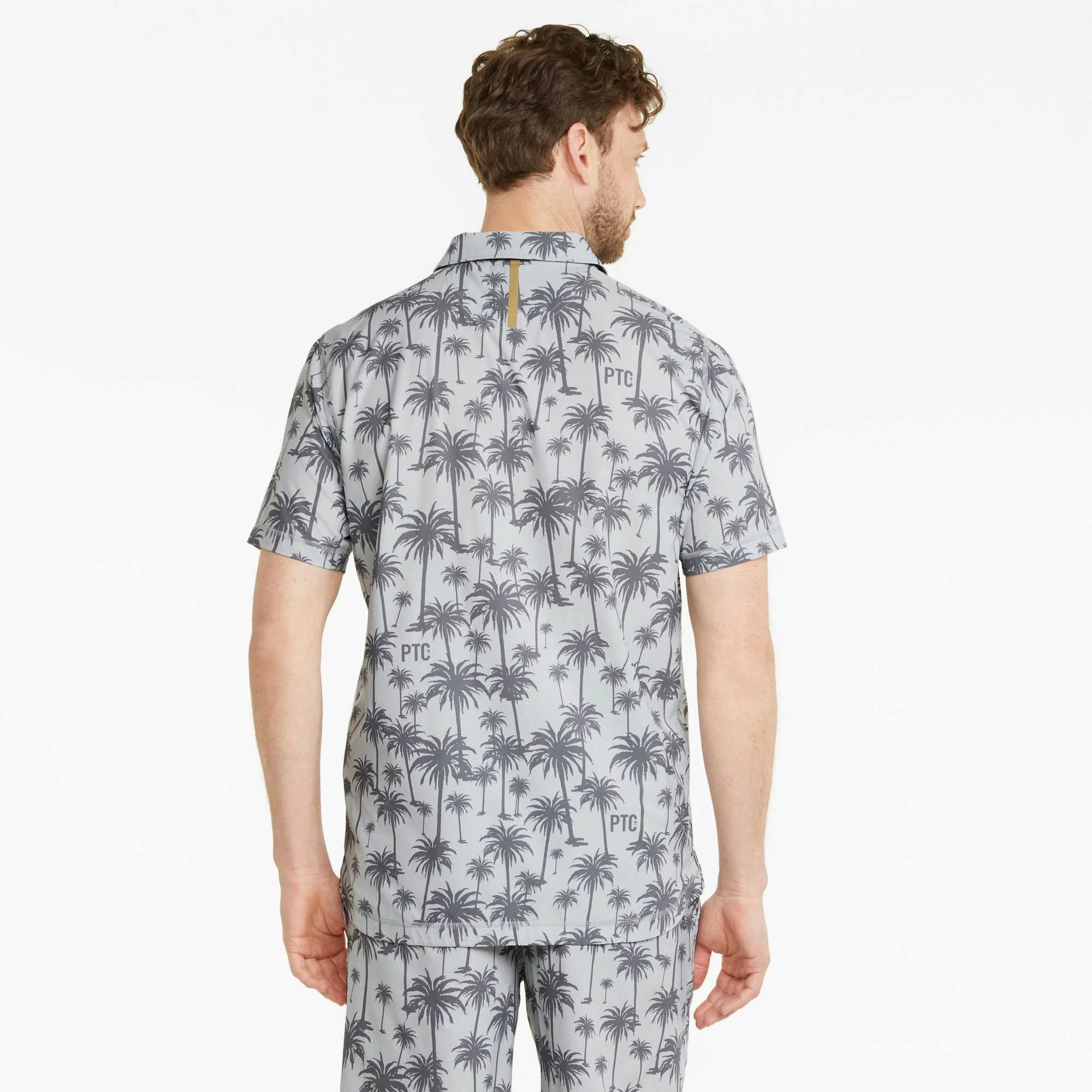 PUMA Golf PUMA X PTC Palm Golf Polo 5 PUMA Golf PUMA X PTC Palm Golf Polo - Image 3