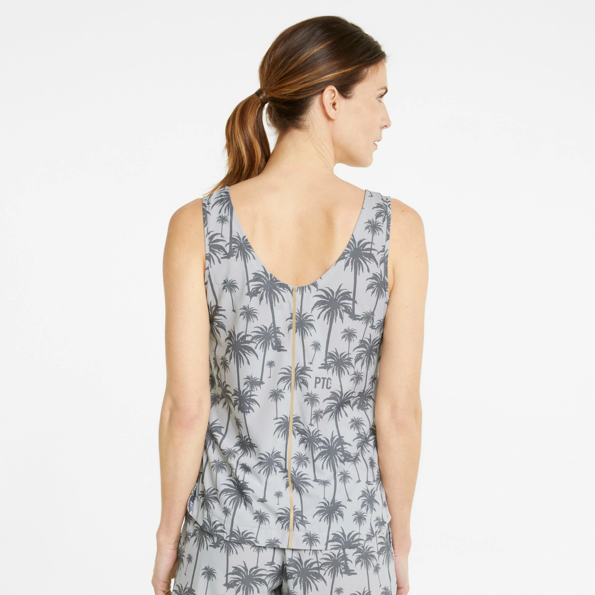 PUMA Golf Women's PUMA X PTC Palm Tank Golf Shirt 11 PUMA Golf Women's PUMA X PTC Palm Tank Golf Shirt - Image 9