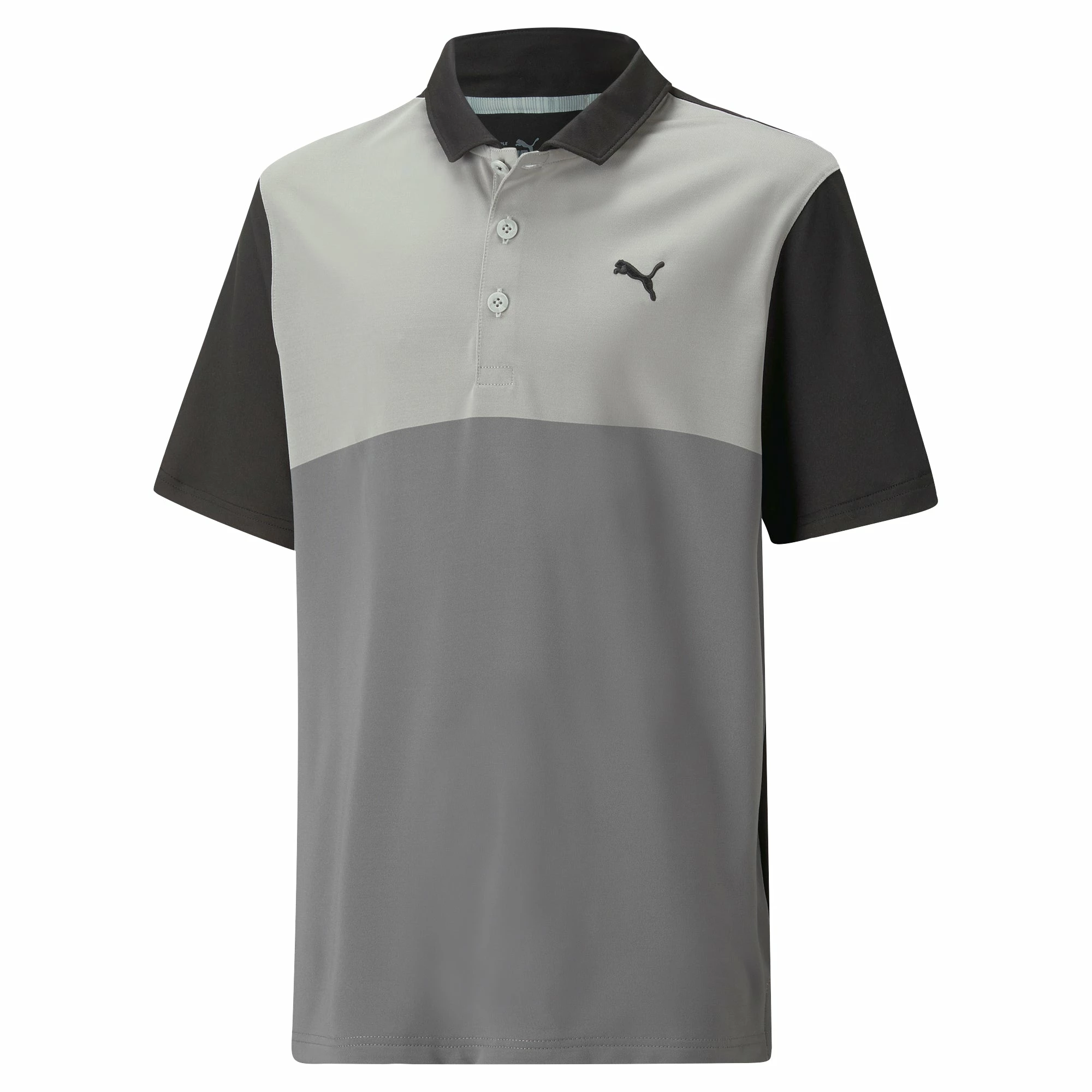 PUMA Golf Boy's CLOUDSPUN Colorblock Golf Polo 3 PUMA Golf Boy's CLOUDSPUN Colorblock Golf Polo