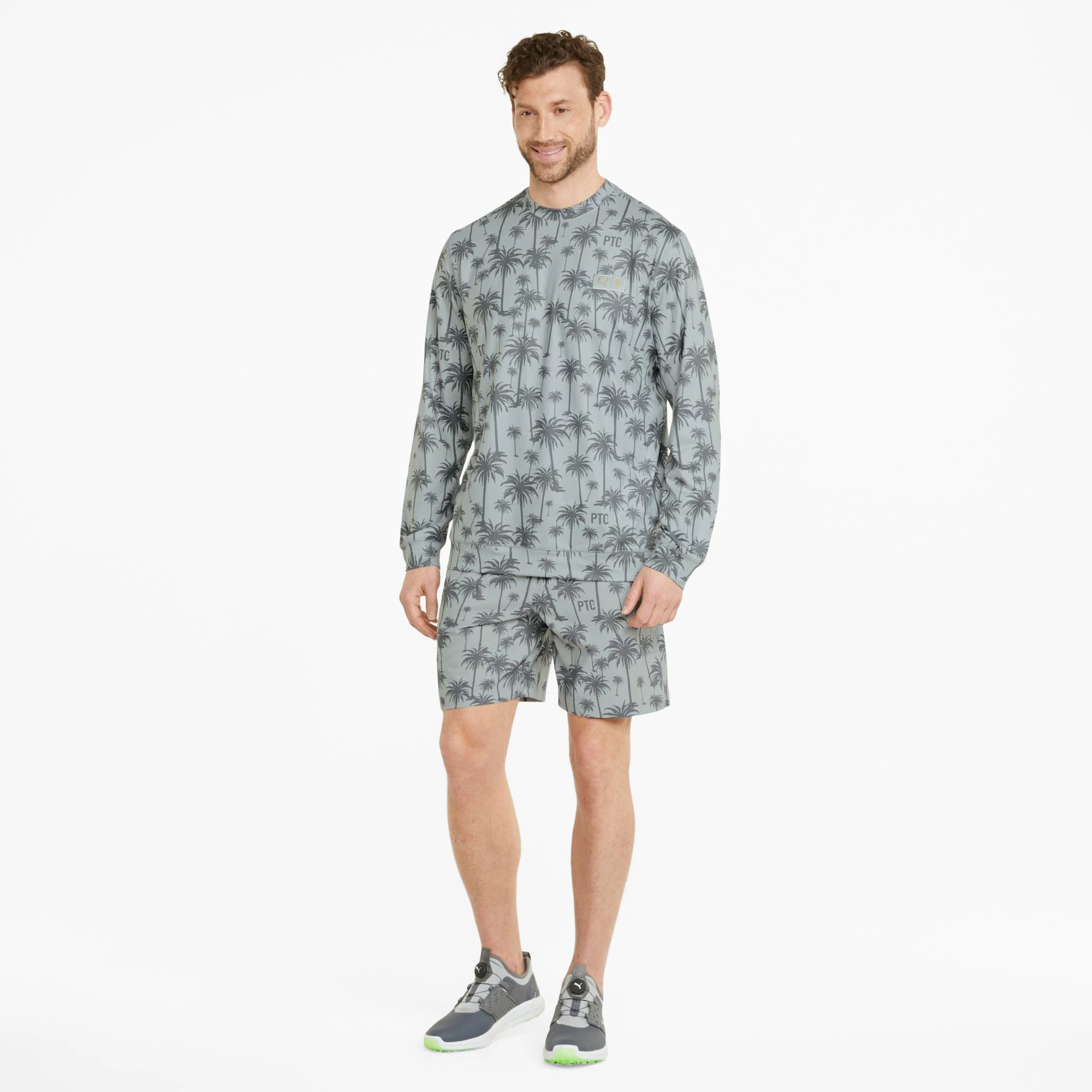 PUMA Golf PUMA X PTC Lightweight Crew Golf Sweatshirt 8 PUMA Golf PUMA X PTC Lightweight Crew Golf Sweatshirt - Image 6