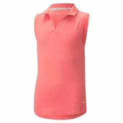 PUMA Golf Girl's CLOUDSPUN Coast SL Golf Polo -Golf Clubs Sales Store nftorebzurhzgvavpn1f