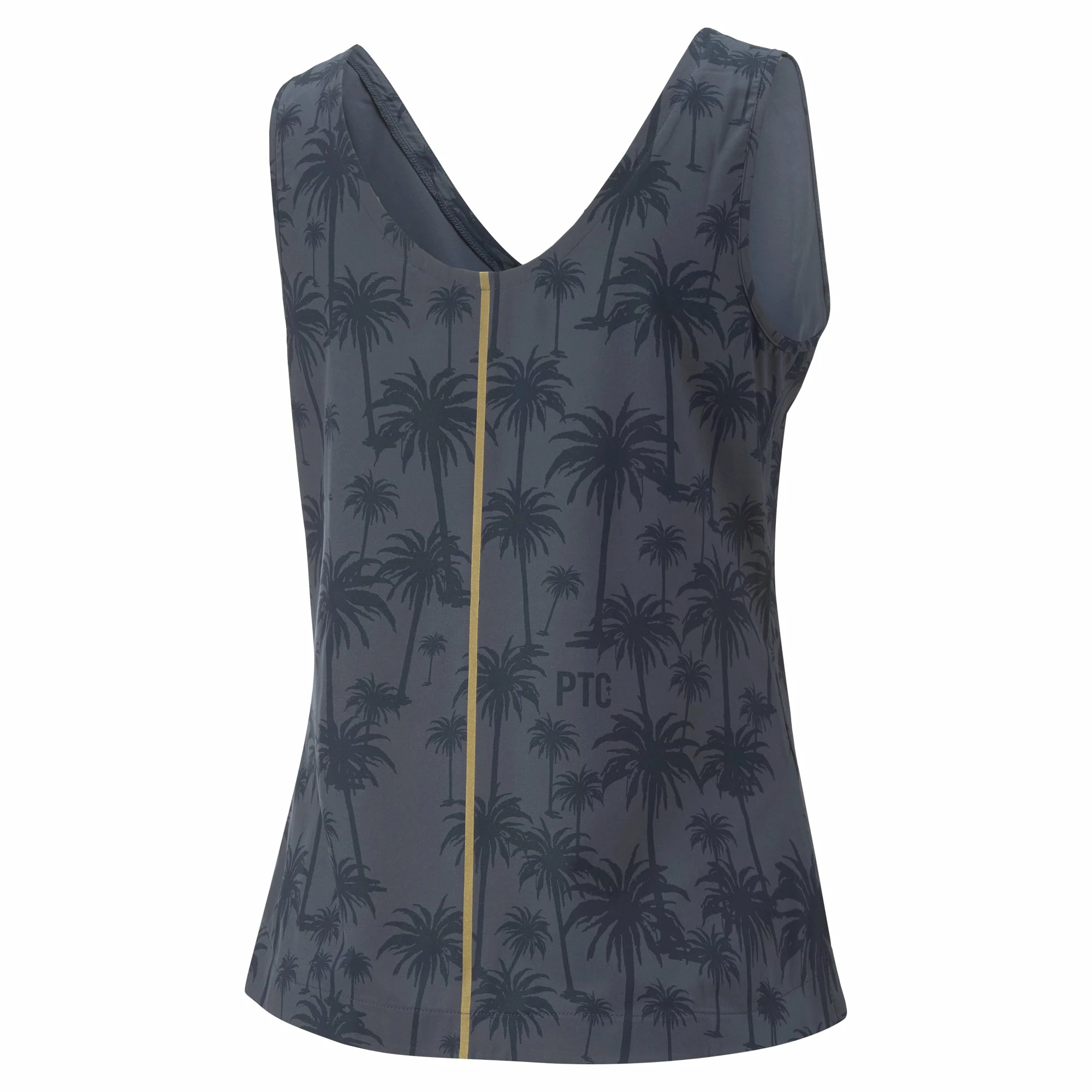 PUMA Golf Women's PUMA X PTC Palm Tank Golf Shirt 6 PUMA Golf Women's PUMA X PTC Palm Tank Golf Shirt - Image 4