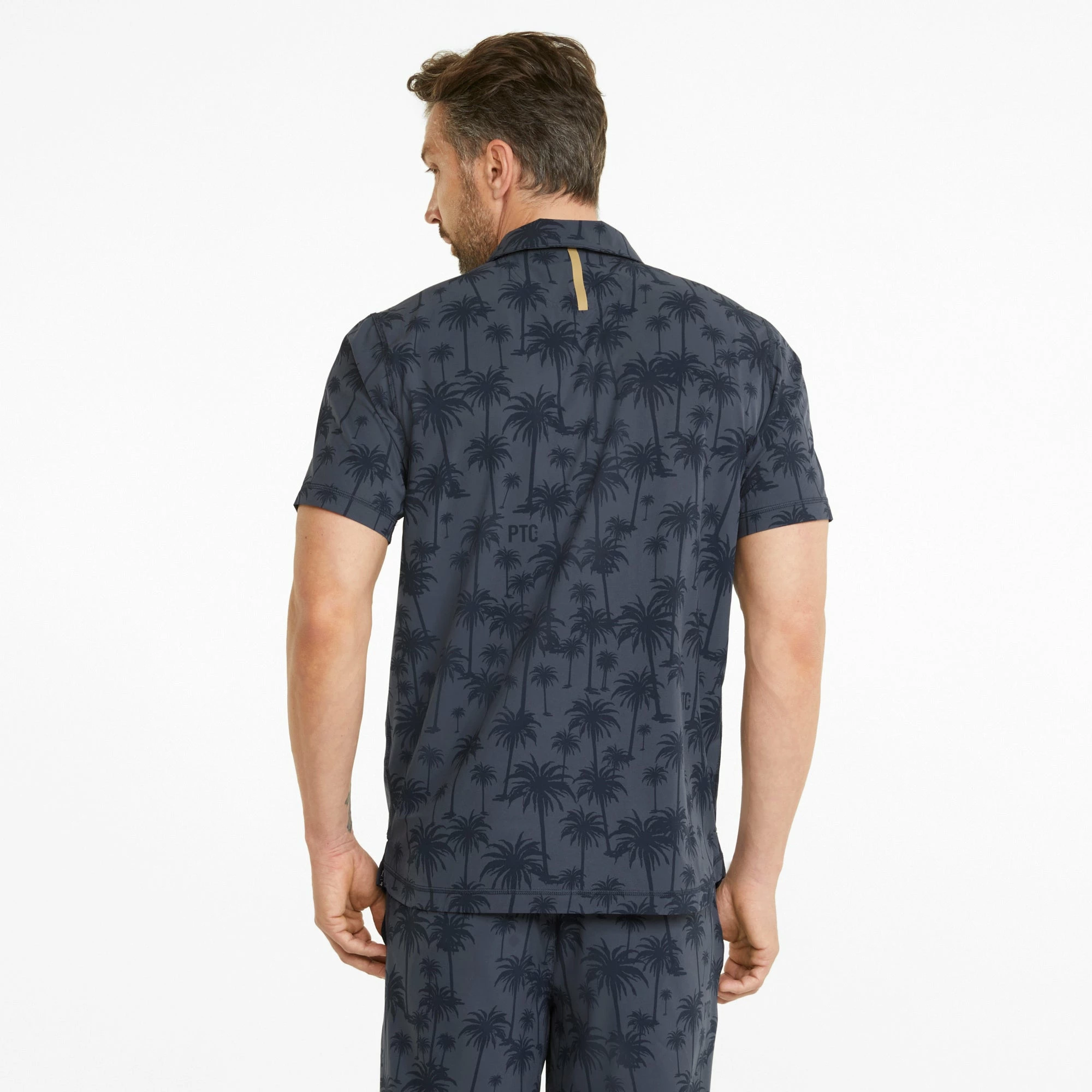 PUMA Golf PUMA X PTC Palm Golf Polo 11 PUMA Golf PUMA X PTC Palm Golf Polo - Image 9