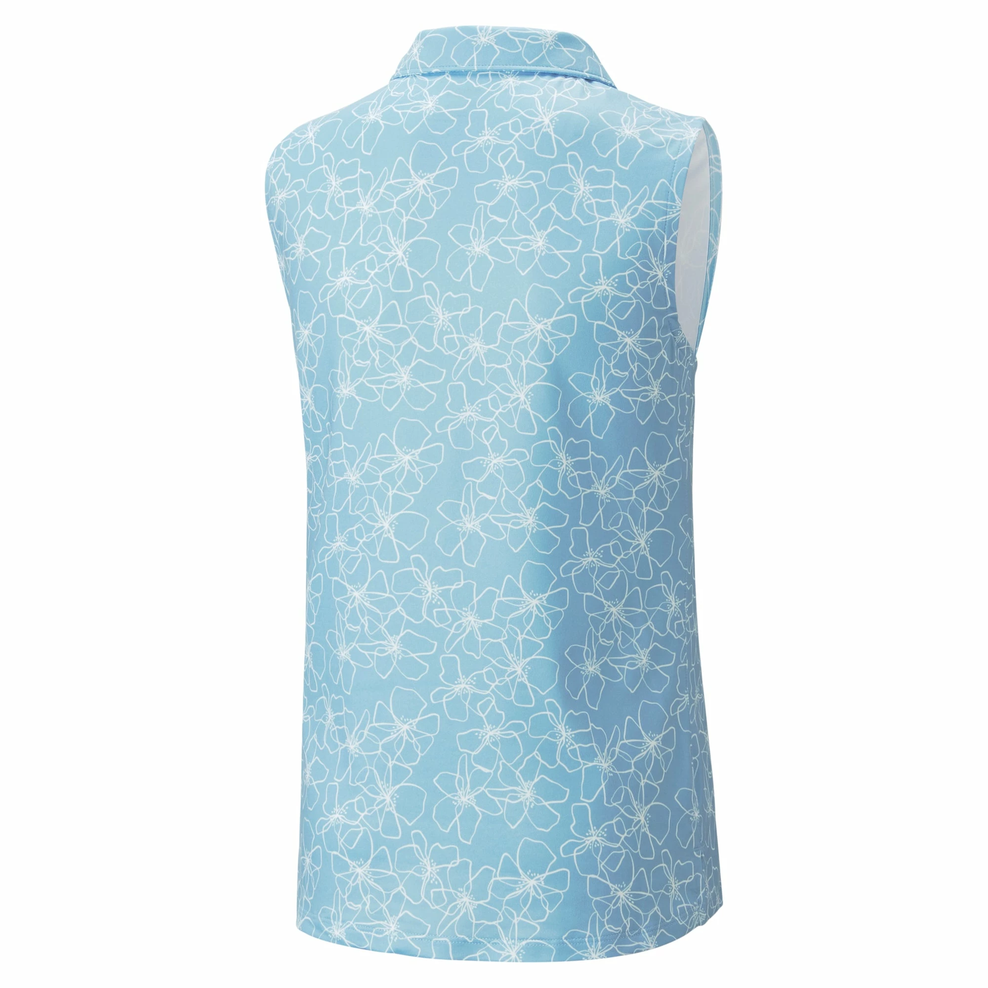 PUMA Golf Girl's CLOUDSPUN Island SL Golf Polo 6 PUMA Golf Girl's CLOUDSPUN Island SL Golf Polo - Image 4