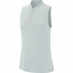 Nike Golf Nike Dri Fit Womens Sleeveless Golf Polo -Golf Clubs Sales Store 10268 043PUREPLAT