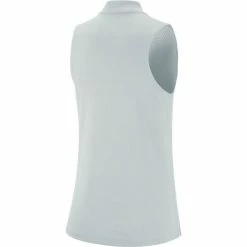 Nike Golf Nike Dri Fit Womens Sleeveless Golf Polo -Golf Clubs Sales Store 10268 043PUREPLAT 1