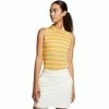 Nike Golf Nike Dri-FIT Striped Sleeveless Womens Golf Polo -Golf Clubs Sales Store 10272 743DARKSULFUR