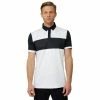 Redvanly LLoyd Mens Golf Polo -Golf Clubs Sales Store 10975 WHITEBLACK