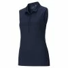 PUMA Golf Puma Rotation Womens Sleeveless Golf Polo 2 PUMA Golf Puma Rotation Womens Sleeveless Golf Polo -Golf Clubs Sales Store 11535 NAVYBLAZER