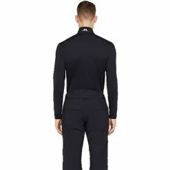 J.Lindeberg J. Lindeberg Kimball Half Zip Light Peach Mens Golf Pullover -Golf Clubs Sales Store 11858 9999BLACK 1 2e8fd7aa f730 4f4d a571 17f9ddd30abe