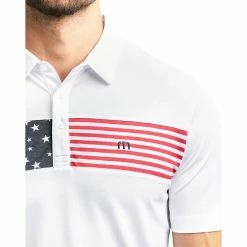 TravisMathew Sea To Sea White Mens Golf Polo 7 TravisMathew Sea To Sea White Mens Golf Polo -Golf Clubs Sales Store 12285 WHITE1WHT 2