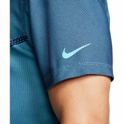 Nike Golf Nike Dri-FIT Tiger Woods Blade Mens Golf Polo -Golf Clubs Sales Store 13192 486BLUEFURY 2