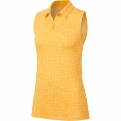 Nike Golf Nike Dri-FIT Fairway Printed Womens Sleeveless Golf Polo -Golf Clubs Sales Store 13302 845LASERORANG