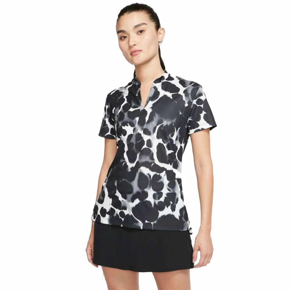 Nike Golf Nike Dri Fit Victory Printed Womens Golf Polo 3 Nike Golf Nike Dri Fit Victory Printed Womens Golf Polo