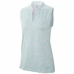 Nike Golf Nike Fairway Dri Fit Womens Sleeveless Golf Polo -Golf Clubs Sales Store 13321 434LIGHTAQUA