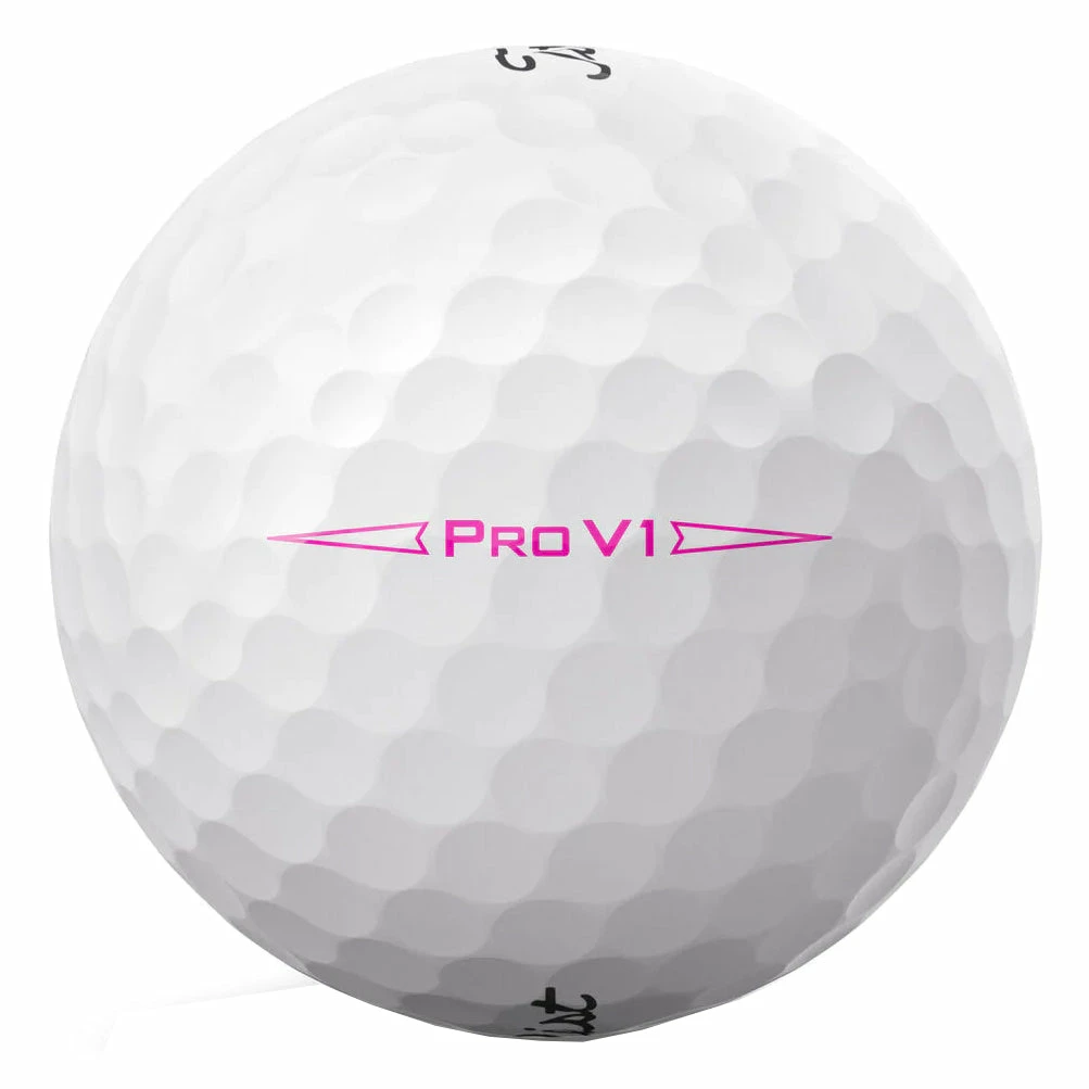 Titleist Pro V1 Pink Edition Golf Balls - Dozen 5 Titleist Pro V1 Pink Edition Golf Balls - Dozen - Image 3