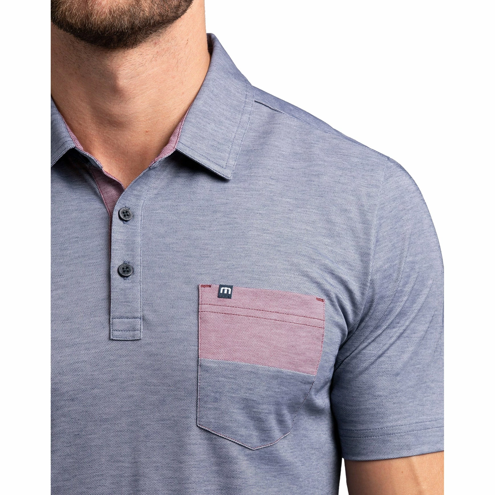 TravisMathew Harbour Island Mens Golf Polo 4 TravisMathew Harbour Island Mens Golf Polo - Image 2