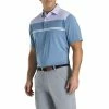 FootJoy Heather Color Block Lisle Mens Golf Polo -Golf Clubs Sales Store 17791 LAVBLUGRYWHT 29f2272f ad8f 4ec9 a8c9 addf7eb5a258