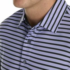 FootJoy Lisle 2-Color Stripe Mens Golf Polo 7 FootJoy Lisle 2-Color Stripe Mens Golf Polo -Golf Clubs Sales Store 17792 LAVENDERBLACK 2 d0404a91 7281 4af9 9a60 84c582f9863c