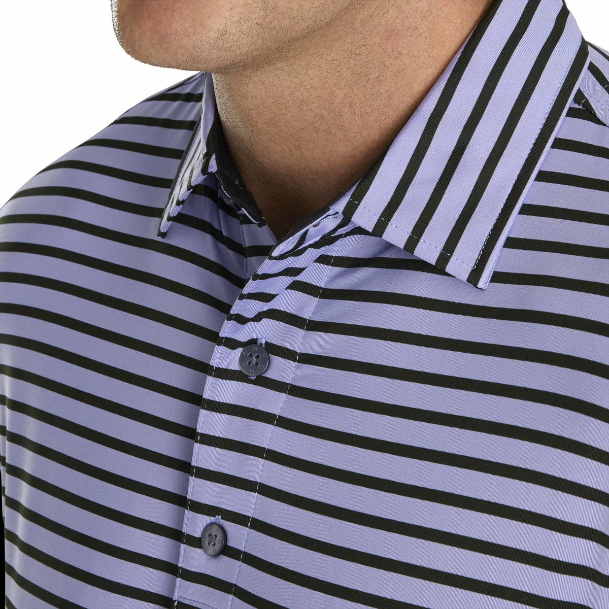 FootJoy Lisle 2-Color Stripe Mens Golf Polo 5 FootJoy Lisle 2-Color Stripe Mens Golf Polo - Image 3