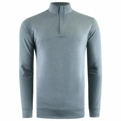 Swannies McKinnon Mens Golf 1/4 Zip -Golf Clubs Sales Store 17969 NAVYHEATHER d707c26c b557 4d39 aac4 a4bfa4e4edd8