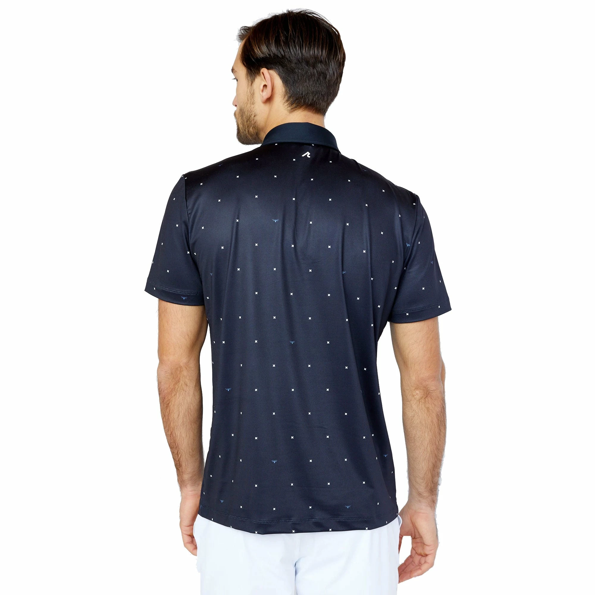 Redvanly Grant Black Mens Golf Polo 4 Redvanly Grant Black Mens Golf Polo - Image 2