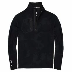 Polo Ralph Lauren RLX Brushed Back Thermal Pique Mens Golf 1/2 Zip