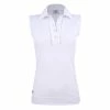 Daily Sports Elvira Womens Sleeveless Golf Polo -Golf Clubs Sales Store 19460 WHITE100