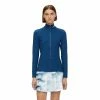J.Lindeberg J. Lindeberg Therese Mid Layer Womens Full Zip Golf Jacket -Golf Clubs Sales Store 19692 MIDNIGHTBLUE 51989733 5432 49c4 9a1c 1556ad7c635d