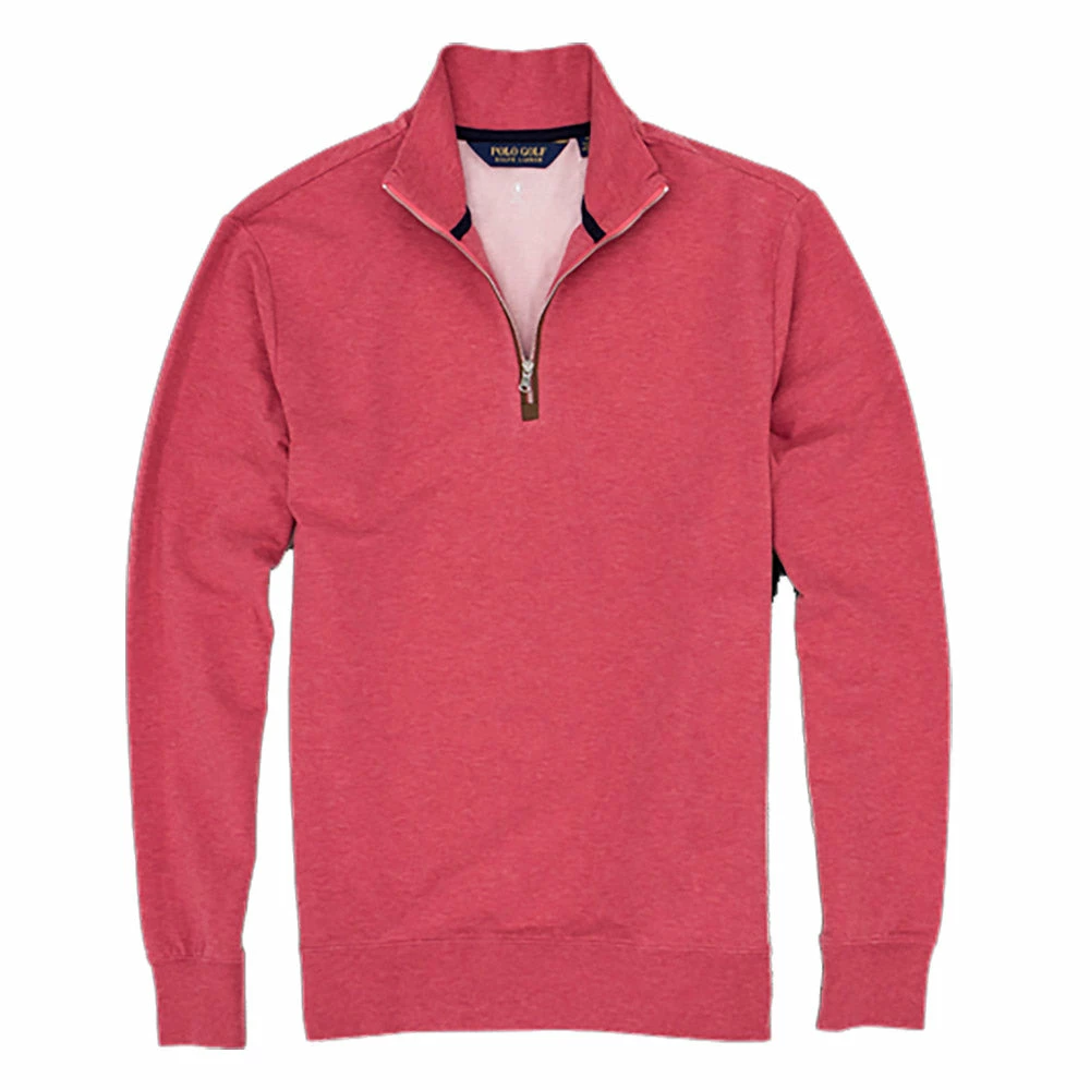 Polo Ralph Lauren Polo Golf Ralph Lauren Fine Gauge Terry Salmon Heather Mens Golf 1/2 Zip 3 Polo Ralph Lauren Polo Golf Ralph Lauren Fine Gauge Terry Salmon Heather Mens Golf 1/2 Zip