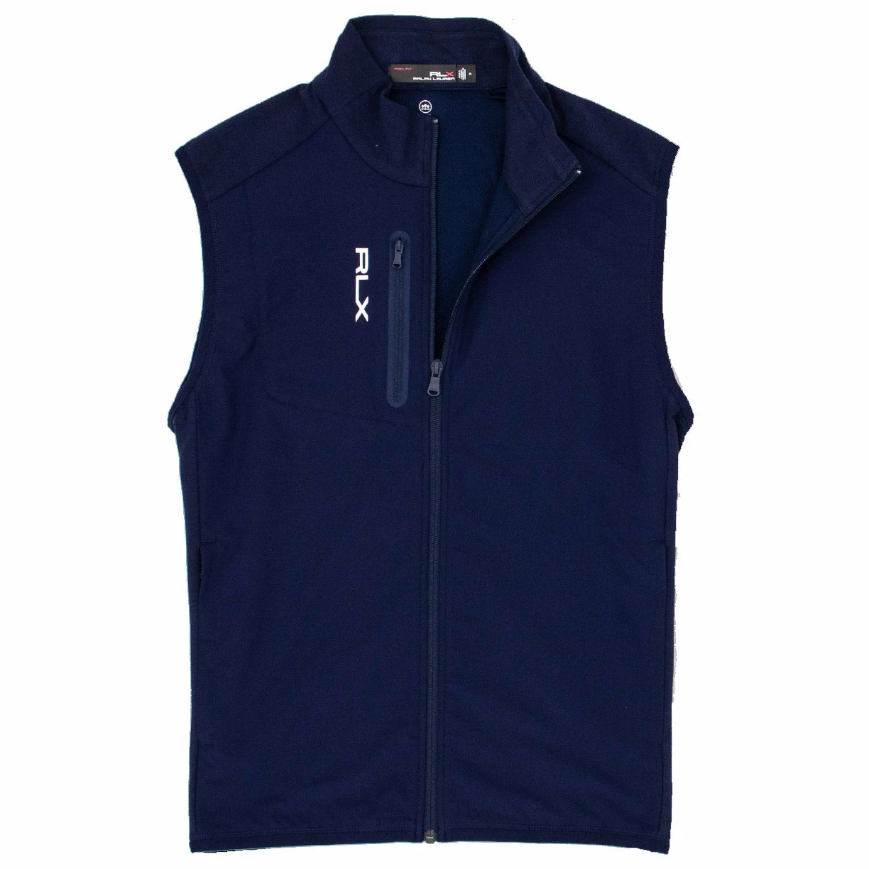 Polo Ralph Lauren RLX Techy Terry French Navy Mens Golf Vest 3 Polo Ralph Lauren RLX Techy Terry French Navy Mens Golf Vest