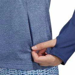 Adidas Golf Adidas Heather Layer Womens Golf 1/4 Zip -Golf Clubs Sales Store 20783 TECHINDIGOMEL 3