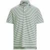 Polo Ralph Lauren RLX Ralph Lauren Lightweight Airflow Seaglass Green Multi Mens Golf Polo -Golf Clubs Sales Store 20965 SEAGLASGNMULT