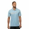 TravisMathew Cabana Heather Heritage Blue Mens Golf Polo