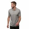 TravisMathew Dime Piece Heather Medium Grey Mens Golf Polo -Golf Clubs Sales Store 21151 HTHRMDGY0HMD