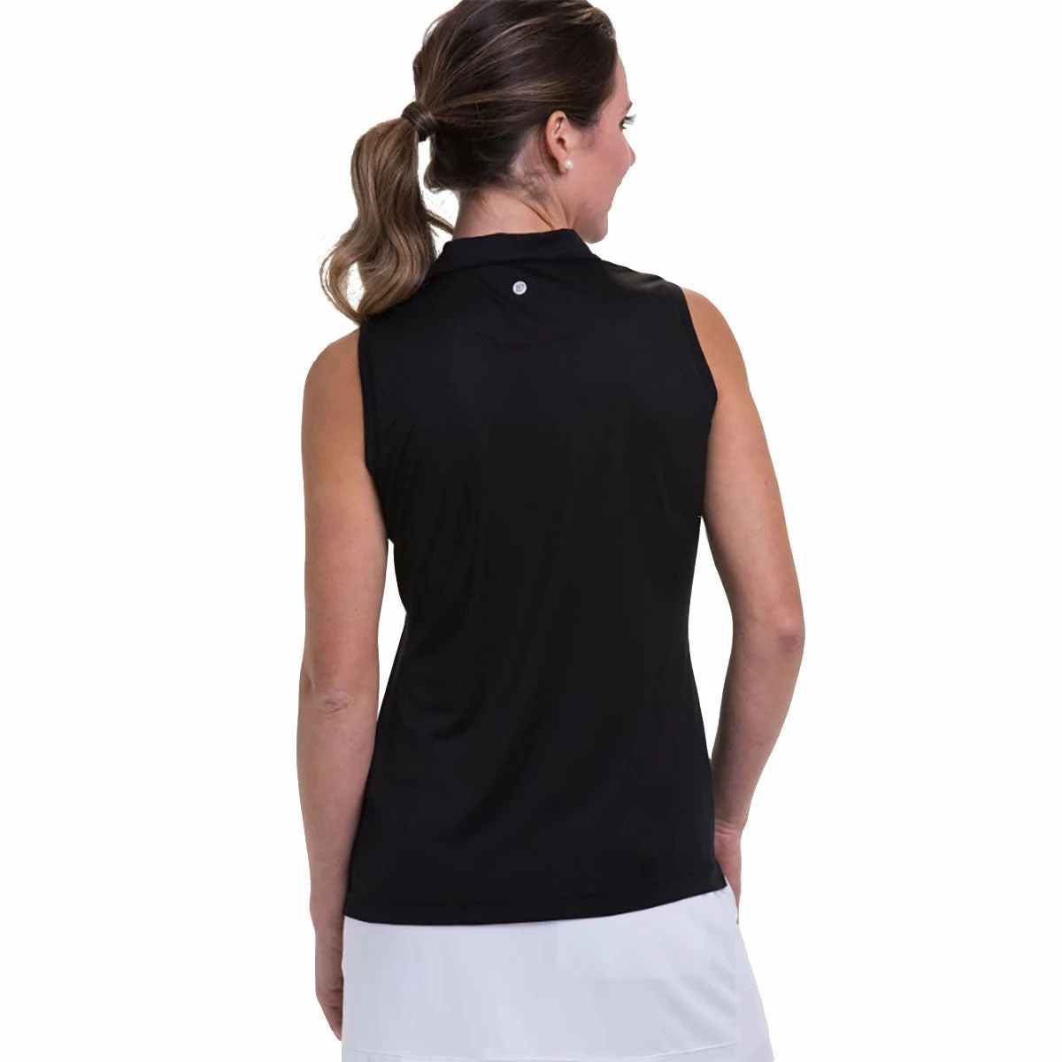 EP NY EP New York Convertible Mock Zip Womens Golf Polo 4 EP NY EP New York Convertible Mock Zip Womens Golf Polo - Image 2