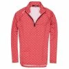 Polo Ralph Lauren RLX Ralph Lauren Printed UV Protection Summer Dot Womens Golf 1/4 Zip -Golf Clubs Sales Store 21556 SUMMERDOT