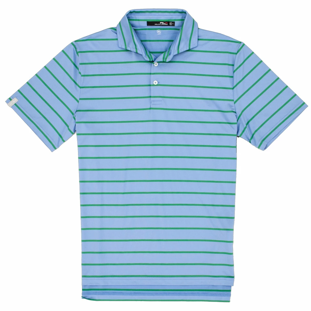 Polo Ralph Lauren RLX Ralph Lauren Featherweight Airflow Blue Lagoon-Course Green Mens Golf Polo 3 Polo Ralph Lauren RLX Ralph Lauren Featherweight Airflow Blue Lagoon-Course Green Mens Golf Polo