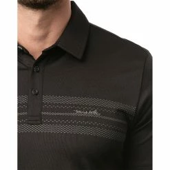 TravisMathew Face The Music Mens Golf Polo 7 TravisMathew Face The Music Mens Golf Polo -Golf Clubs Sales Store 21929 BLACK0BLK 2