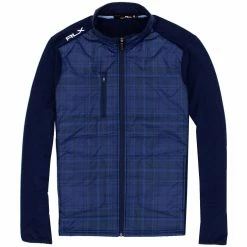 Polo Ralph Lauren RLX Ralph Lauren Printed CoolWool French Navy Mens Golf Jacket