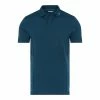 J.Lindeberg J. Lindeberg Al Majolica Blue Mens Golf Polo -Golf Clubs Sales Store 22553 MAJOLCABLO363