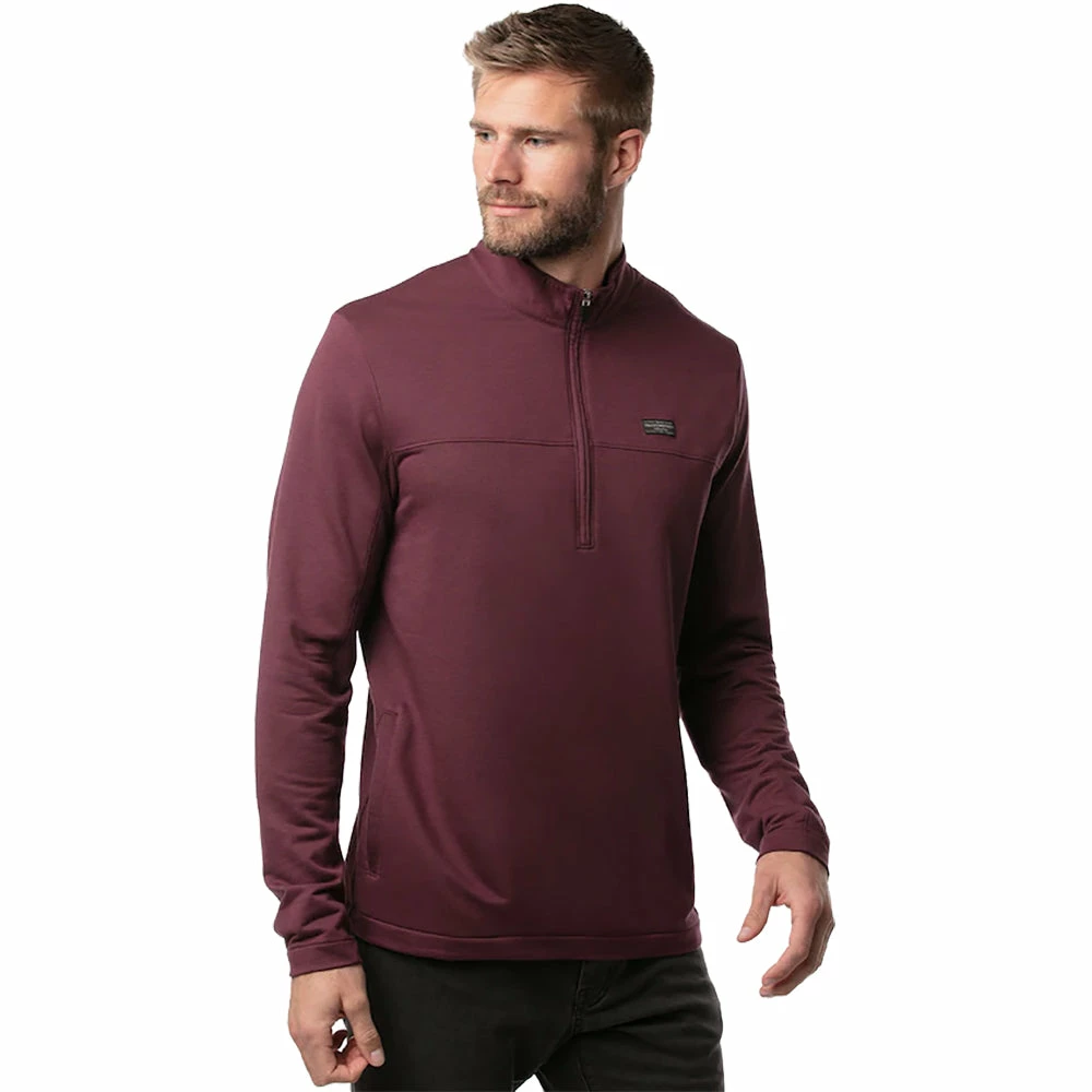 TravisMathew Brisk Beach Mens Golf 1/4 Zip 3 TravisMathew Brisk Beach Mens Golf 1/4 Zip