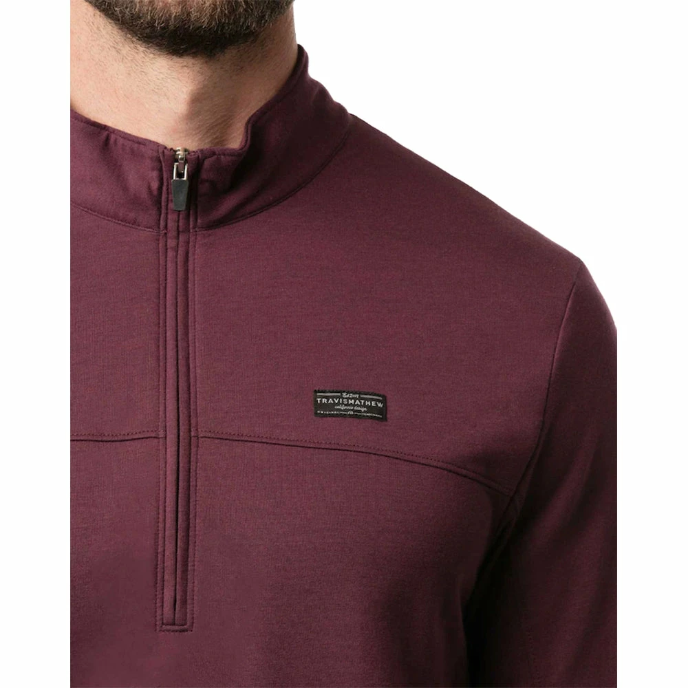 TravisMathew Brisk Beach Mens Golf 1/4 Zip 4 TravisMathew Brisk Beach Mens Golf 1/4 Zip - Image 2