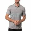 TravisMathew Quiet Nights Mens Golf Polo -Golf Clubs Sales Store 24506 HTRMDGRY0HMD
