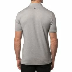TravisMathew Quiet Nights Mens Golf Polo -Golf Clubs Sales Store 24506 HTRMDGRY0HMD 2