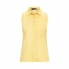 Polo Ralph Lauren RLX Ralph Lauren Tournament Beach Yellow Womens Sleeveless Golf Polo
