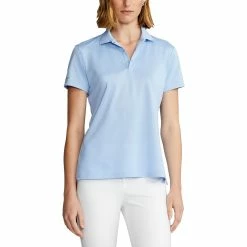 Polo Ralph Lauren RLX Ralph Lauren Tournament Elite Blue Womens Golf Polo